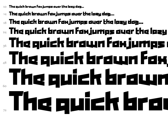 Enter the Harbinger font waterfall
